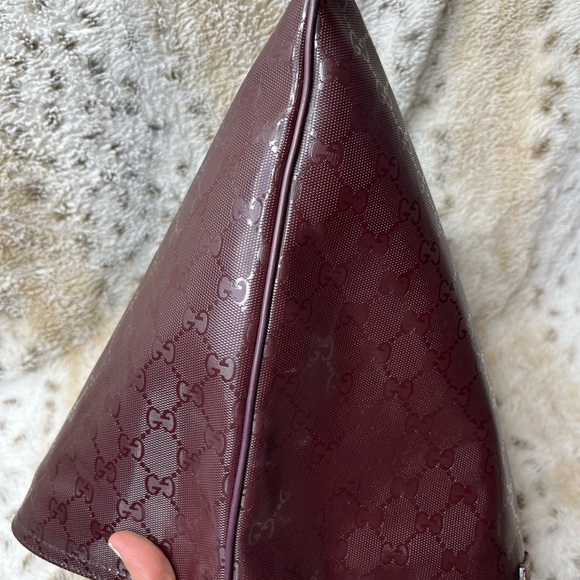 Gucci Coated GG canvas Burgundy Messenger Bag - Picture 11 of 15
